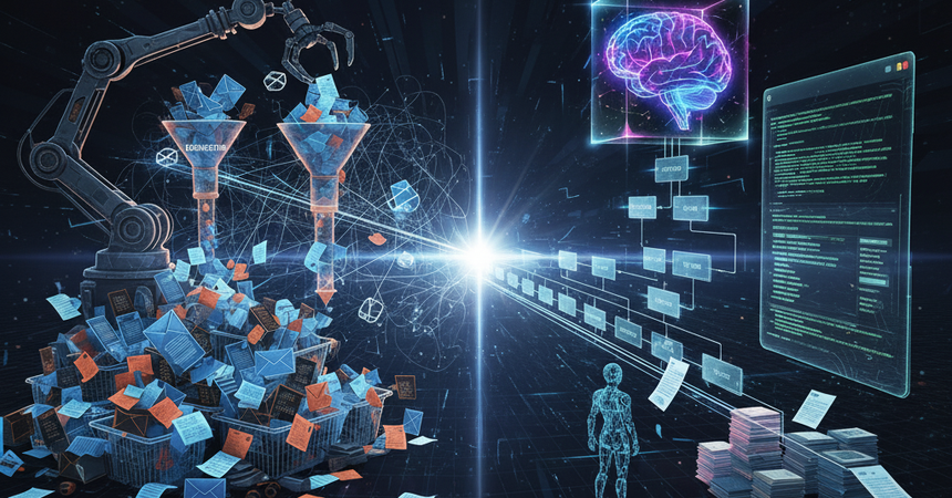 From Divergent Probabilistic Outcome to Deterministic Thinking: How the Thinking Layer Solves Text Classification and Extraction